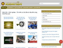 Tablet Screenshot of kiemtien.com